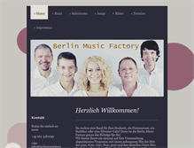 Tablet Screenshot of berlinmusicfactory.de